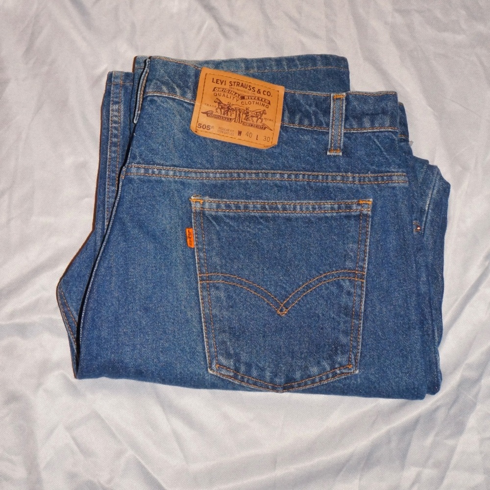 Levi's Classic Straight Blue Jeans vintage
